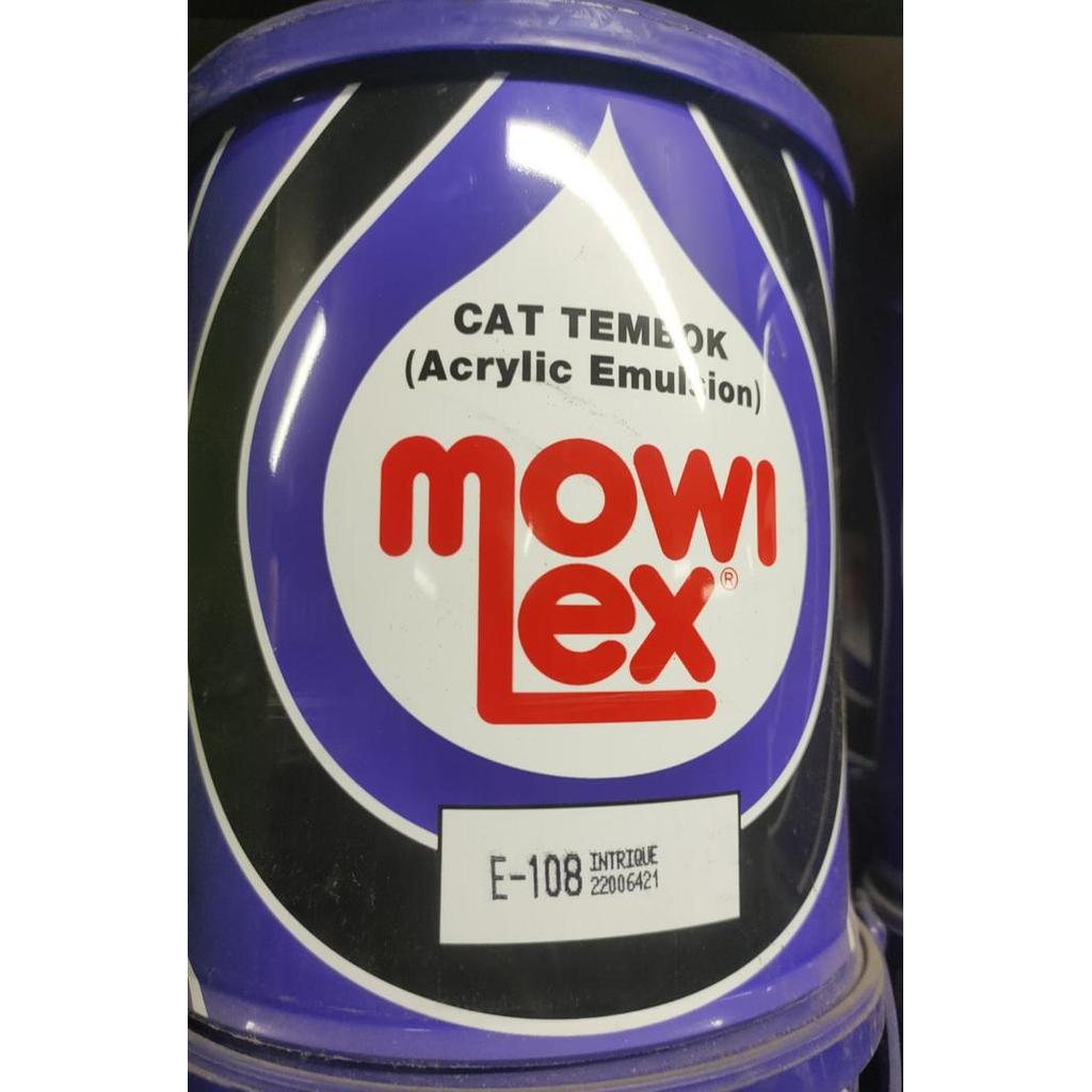 Cat Tembok Interior Mowilex Emulsion Standard E-108 Intrique Warna Abu-Abu Muda