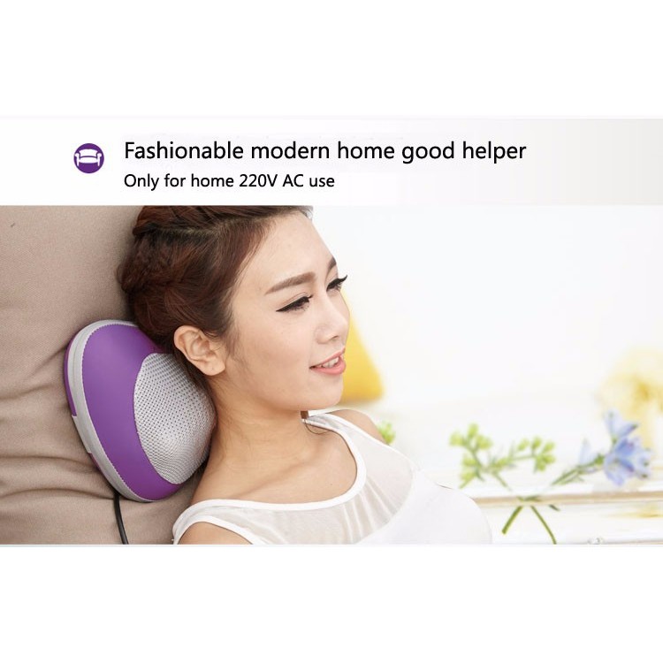 Car styling multifunctional pillow massager neck waist back cushion