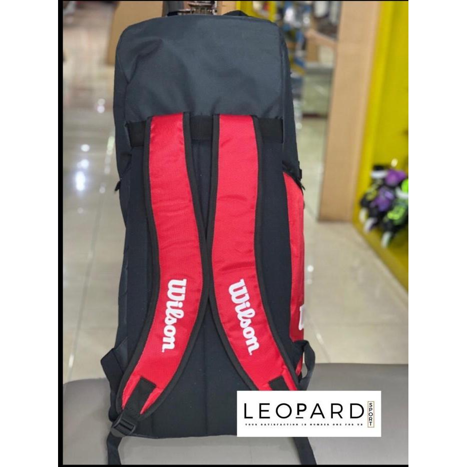TAS PUNGGUNG/TAS RANSEL WILSON/ BACKPACK/Tas tenis Wilson /Merah