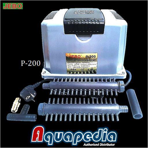 Jebo P-200 Aquarium/Kolam Blower