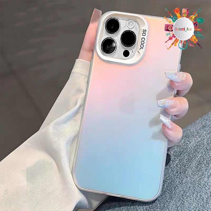 DA CASE IMD GLOSSY RAINBOW GRADASI CASING UNTUK VIVO Y03 V40 LITE