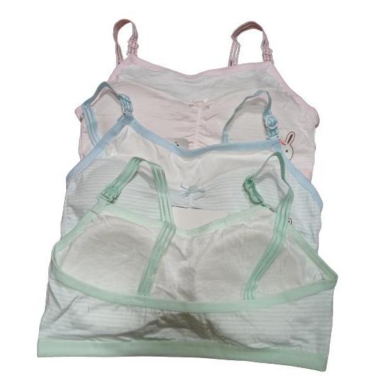 blos- Bra Remaja Miniset Busa Katun Anak Perempuan Tali Kecil Tanpa Kawat Bh Busa Anak Cewek