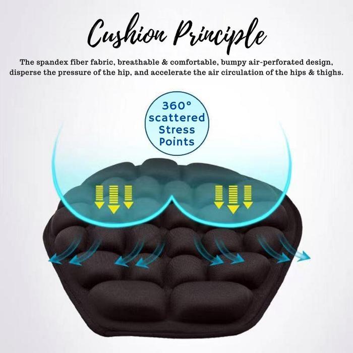 Penyerapan Guncangan Bernapas Bantal Jok Motor Empuk / Bantal Jok Motor / Motor Cushion / Bantal Jok