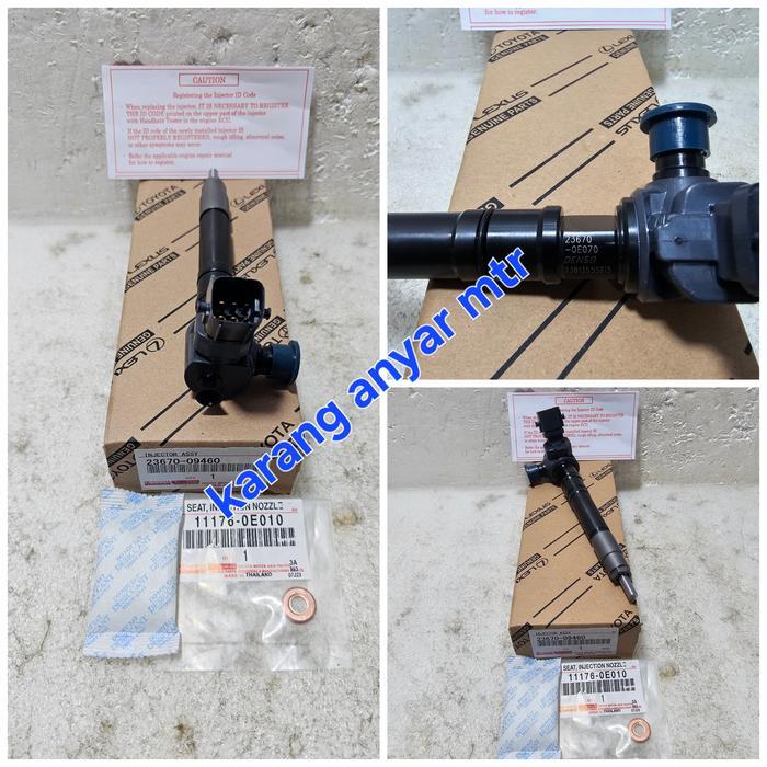 Nozzle Injector Hilux Revo Tahun 2021 23670-09460 Original Gercep