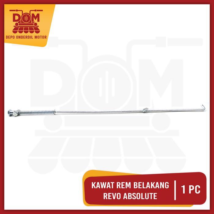 Kawat Rem Belakang Revo Absolute (PSP) Tiang Lidi Kampas Pedal Stik Rem Rim Brake Mur Kunci Per