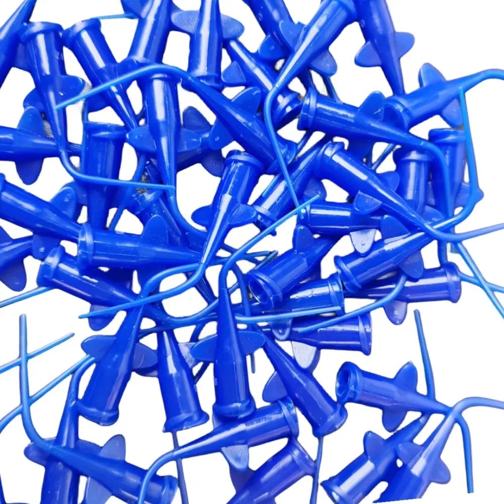 50Pcs/Bag Dental Disposable Plastic Syringe Tip Endo Irrigation Root Canal Lateral Irrigation Needle