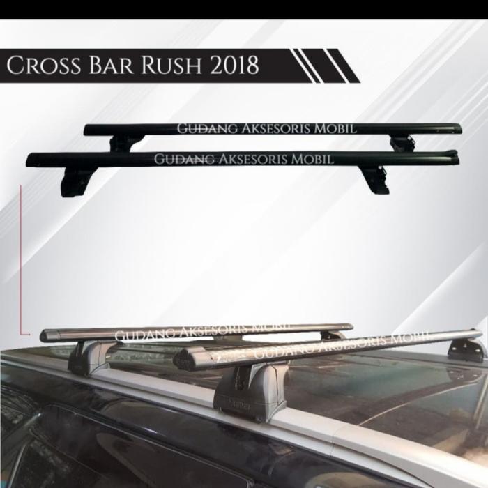 NEW SERIES ROOF RACK RUSH PAJERO FORTUNER 2018 - 2021 PAKET RAK + KAKI