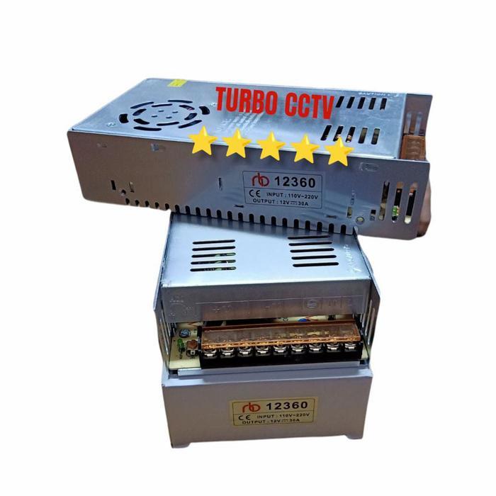 DISKON POWER SUPPLY ADAPTOR SWITCHING 12V 30A / TRAFO 12 VOLT 30 AMPERE