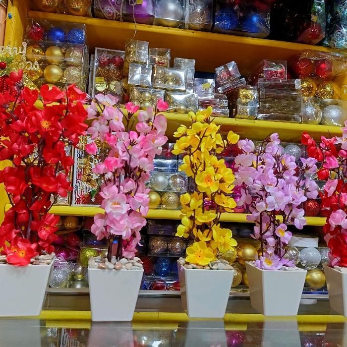 pohon meihua angpao sakura imlek 30cm