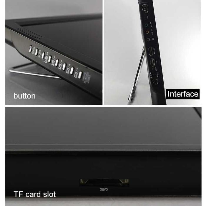 Portable TV Monitor 11.6 Inch DVB-T2 + Analog - D12