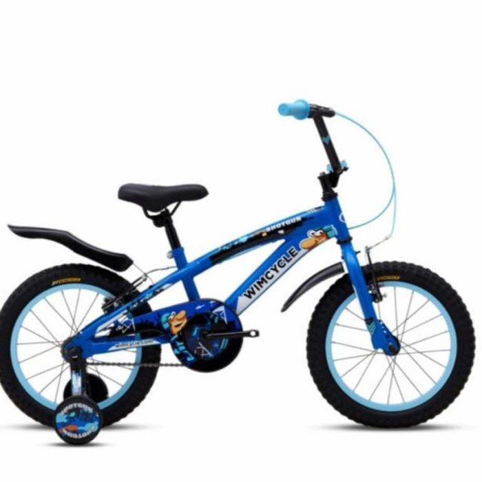 Sepeda BMX 16 inch Wimcycle Shotgun - Biru