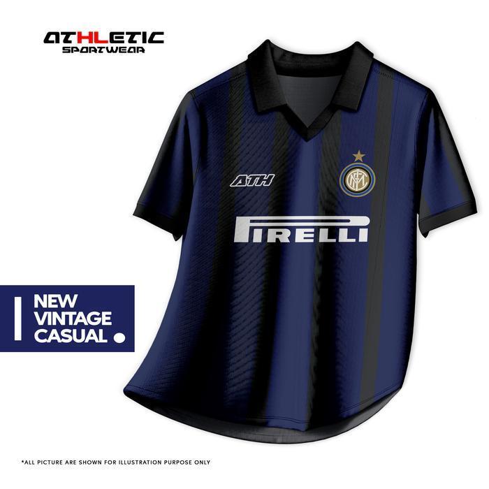 Ready Athletic Sportwear - Jersey Vintage Bola Fantasy Inter Milan Home 2013-14 Fullprinting Casual