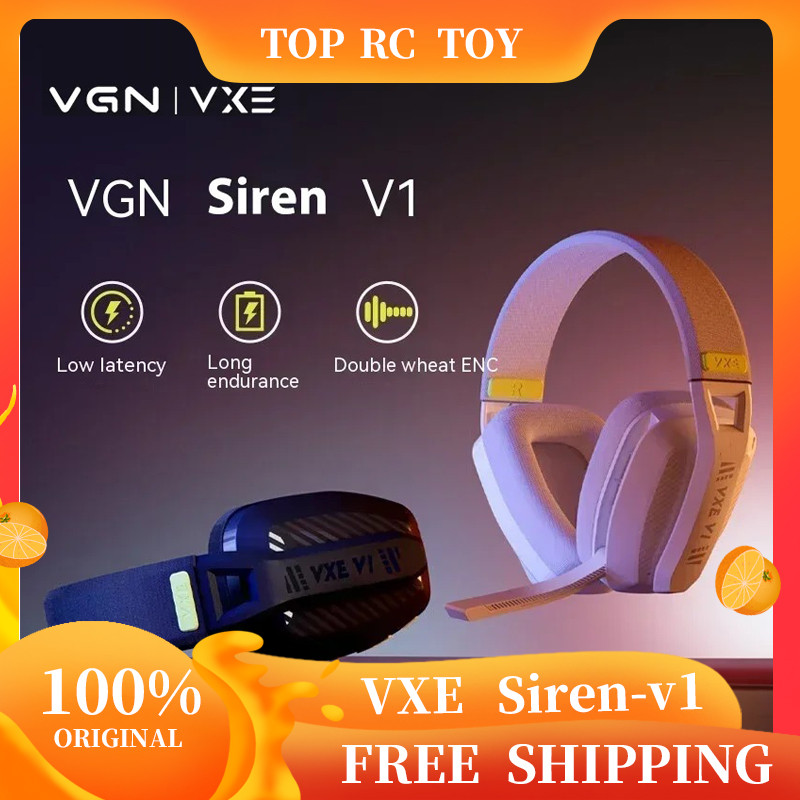 VGN VXE Siren V1 Gaming Headset Bluetooth 5.3/2.4g Dual-mode Lightweight Headphone With Microphone