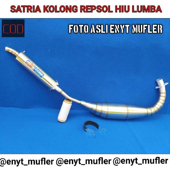 Knalpot Satria Kolong Pdk Repsol Satria Hiu Satria Lumba Yypang Type Bm Power Stenlis