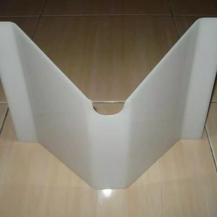 Ada Stok Acrylic urinoir/mika urinal/protector urinoir putih