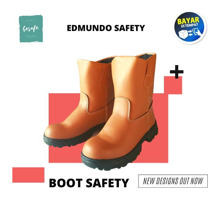 Sepatu Safety Boot Edmundo Safety Berkualitas terjangkau