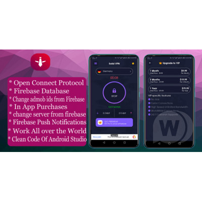 Solid VPN - Source Code Aplikasi Mobile