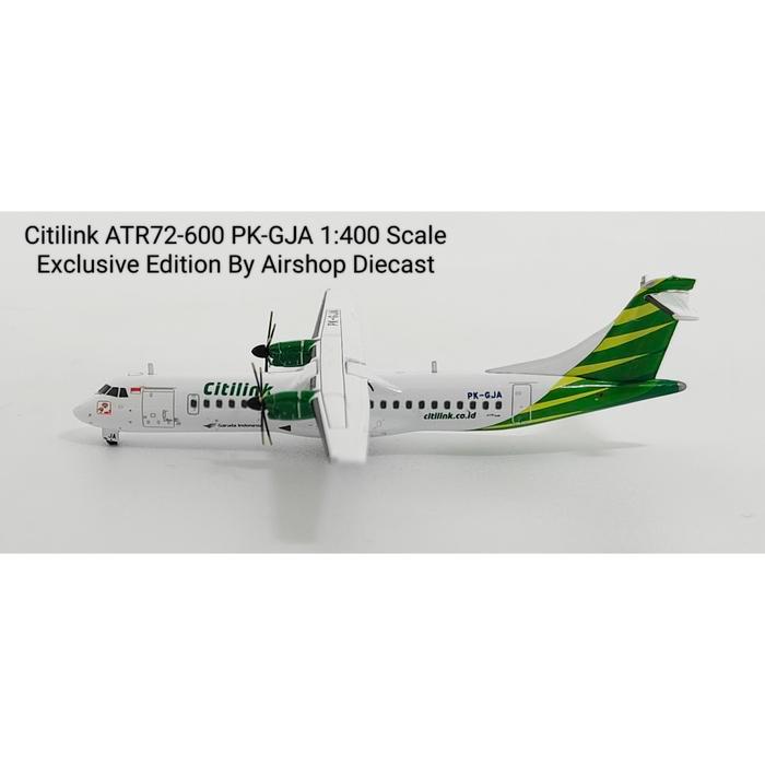 Citilink ATR72-600 PK-GJA 1:400 Scale Exclusive Edition By Airshop Diecast
