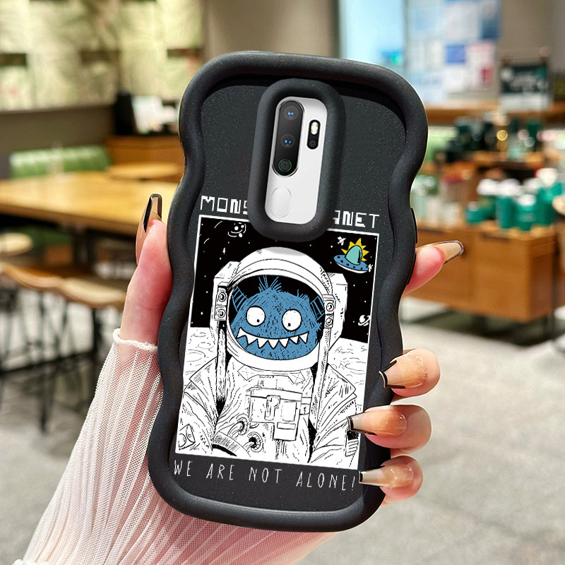 Casing HP Untuk OPPO A5 2020 A9 2020 Case Astronaut Monster Kasing Tidak berbau Cesing ombak Kesing 