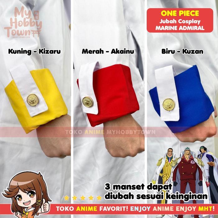 Jubah Cosplay Anime One Piece Laksamana Marine Airal Akainu Sakazuki Aokiji Kuzan Kizaru rsalino