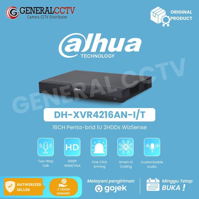 Produk Pilihan Dvr Cctv Dahua 16 Channel Penta-Brid Xvr4216An-I Wizsense Up To 2Hdds