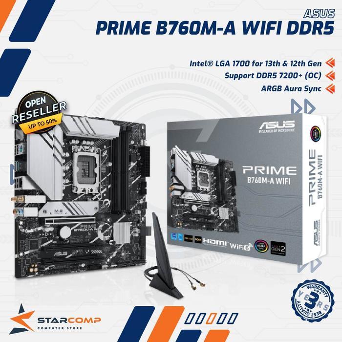 Asus PRIME B760M-A WIFI D5 LGA1700 B760 DDR5