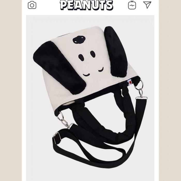 Tas Snoopy Peanuts / Tas Snoopy / Tas 2 in 1 Snoopy / Tas Import Cewek