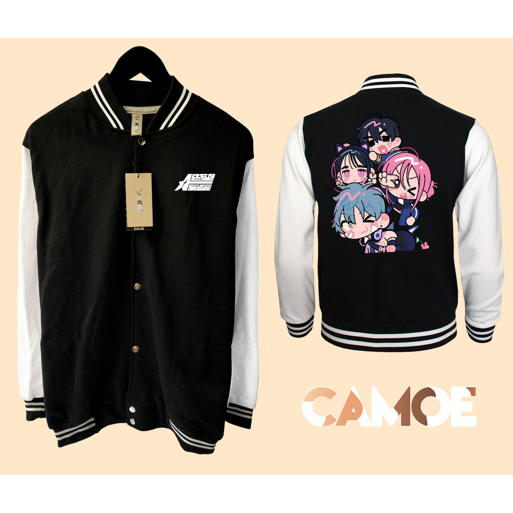 Jaket Baseball Varsity Alien Stage ALNST Adorable Alien Stah Chibis