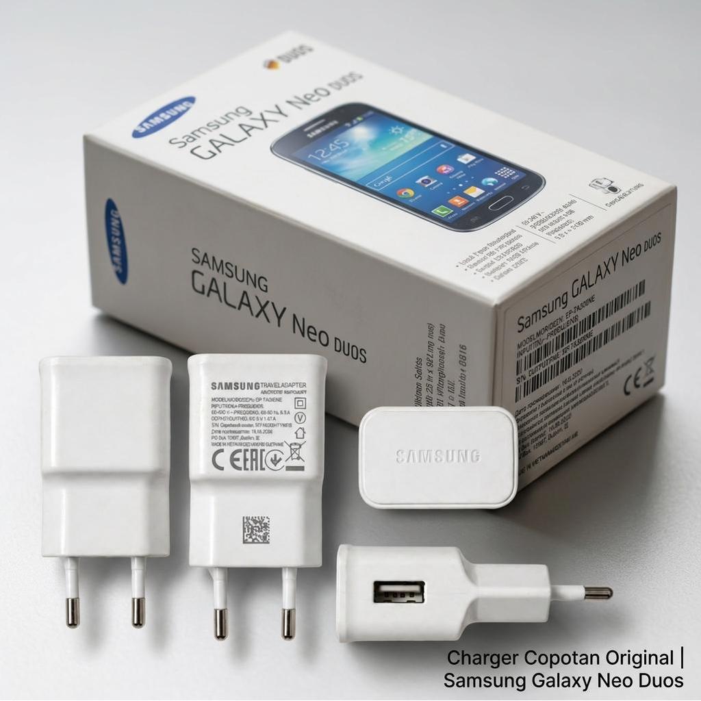 Charger HP Samsung EP-TA50EWE Original Second 5V1.55A Untuk Galaxy Neo Duos