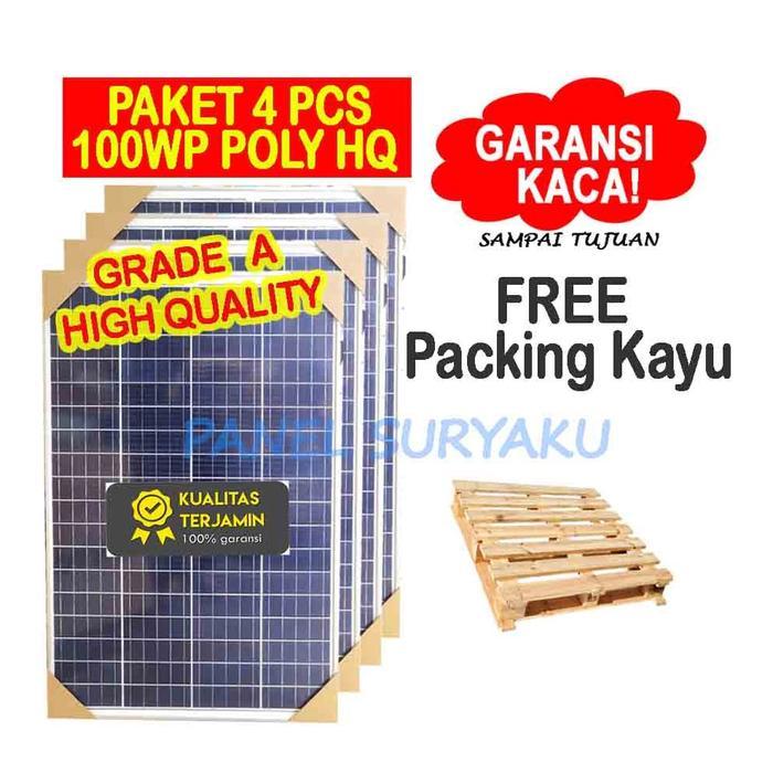 Solar Panel 100wp Poly Crystalline Panel Surya 100Wp Poly Original