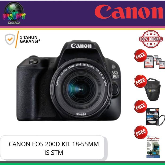 Canon Eos 200D Kit 18-55Mm Is Stm Terbaru 