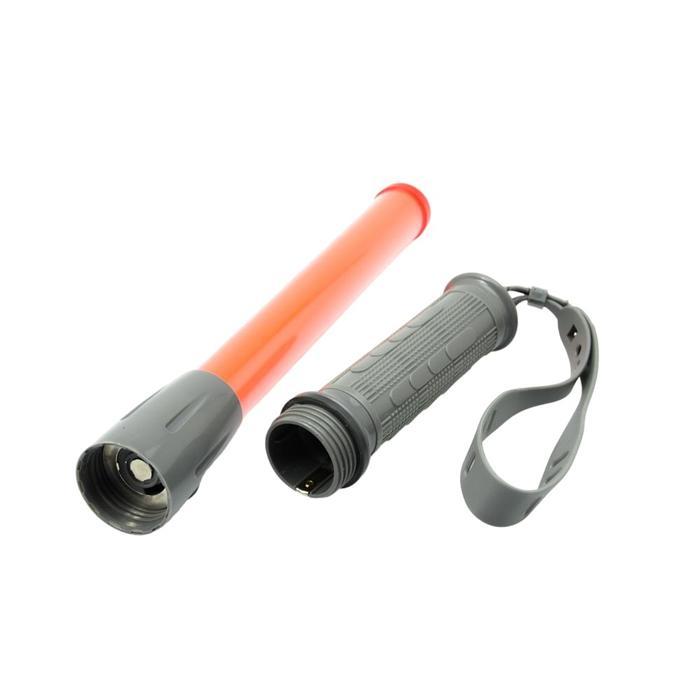 AZKO Krisbow Tongkat Lalu Lintas 2Xc Tongkat Polisi Lampu Tongkat Lampu Pengatur Lalin Police Stick