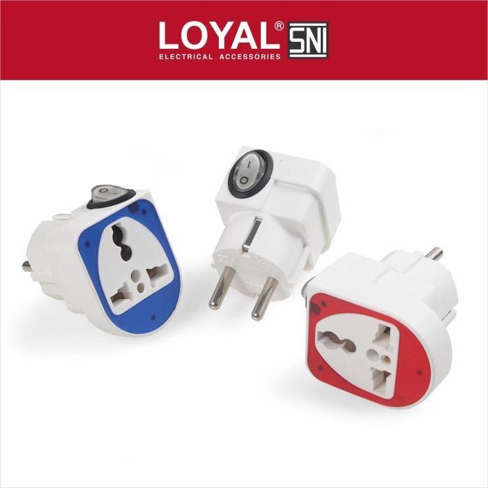NEW Steker loyal stop kontak colokan listrik on off