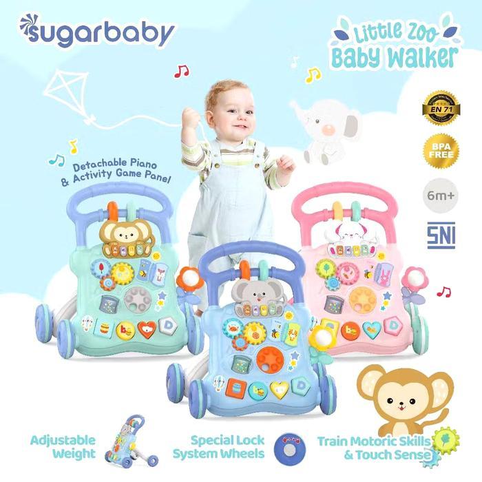 Moms_ Sugarbaby Mycircus Walker Activity Walker Push Walker Sugarbaby Little Zoo / Activity Walker