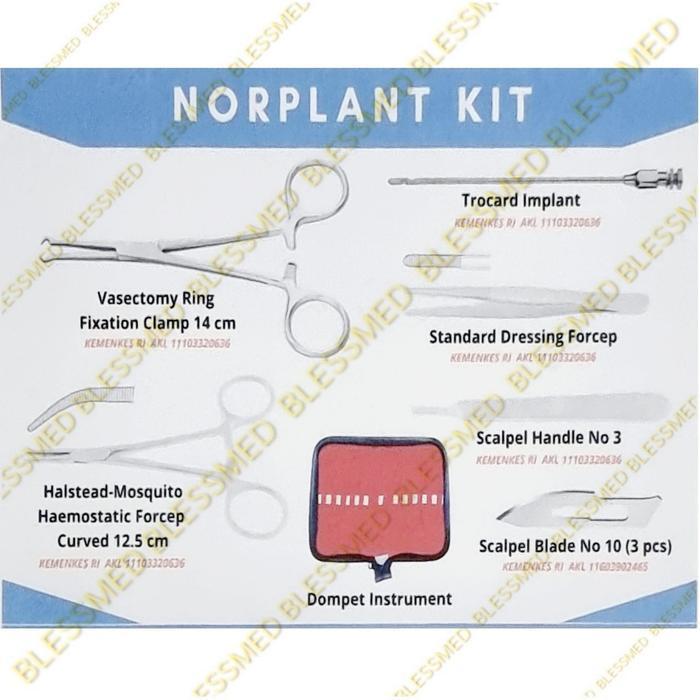 Norplant Kit/Implant Kit/Set Alat Untuk Pasang Dan Lepas Kb
