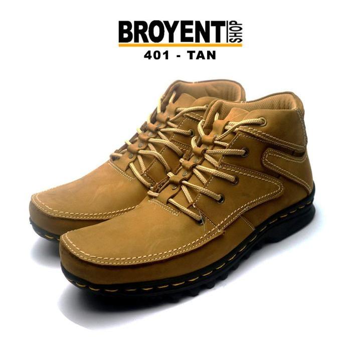 Saint Barkley - Sepatu Boots Casual Pria Kulit Sapi 401