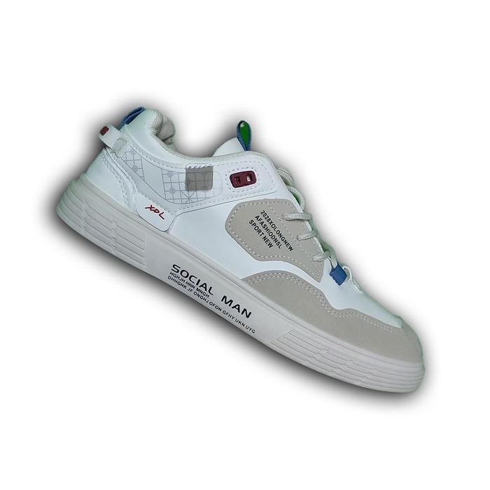 RJT Store Kobe - Sepatu Sneaker Pria Kasual canvas shoes Casual Running Olahraga Sport - Cream, 40
