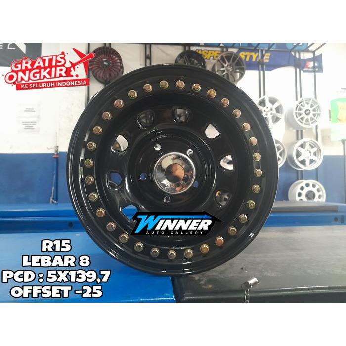 PROMO Velg Mobil Beadlock Ring 15 Jimny Katana Taft Feroza Escudo