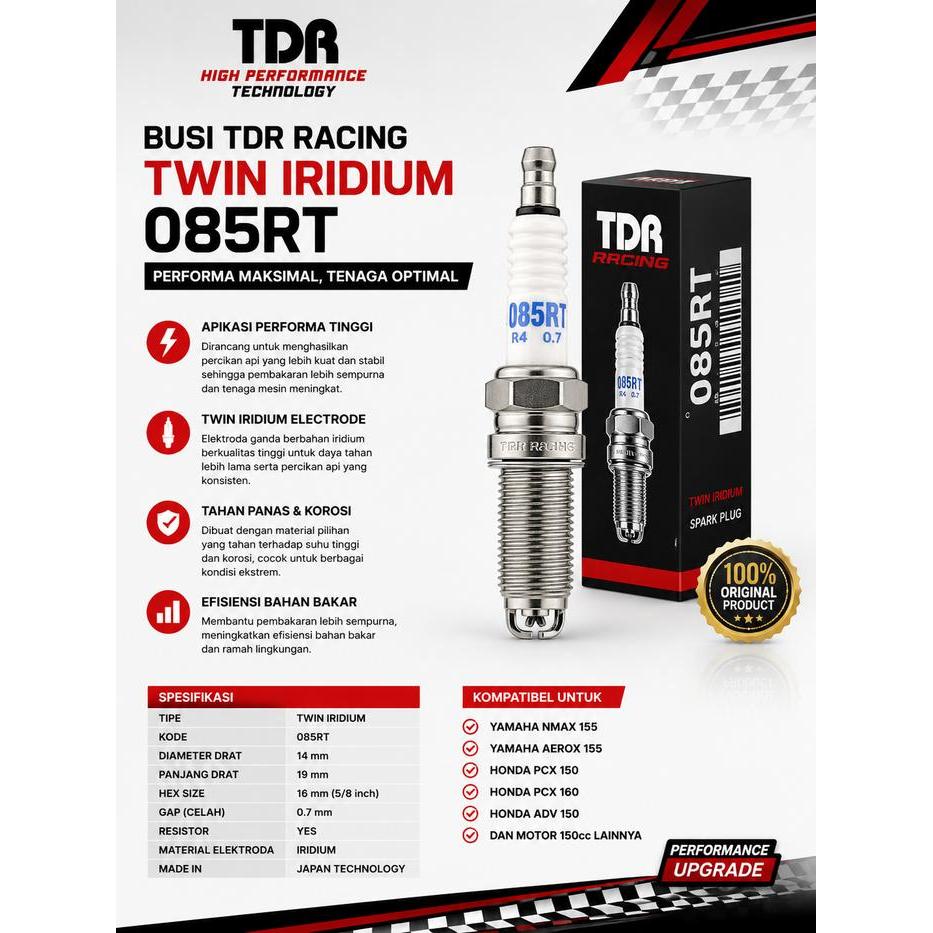 Busi Tdr Racing Twin Iridium 085Rt