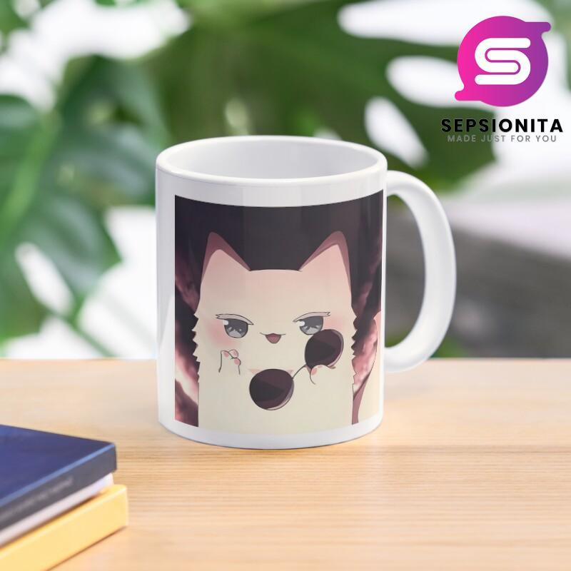 Mug Gelas "  Gojo Satoru cat" 315