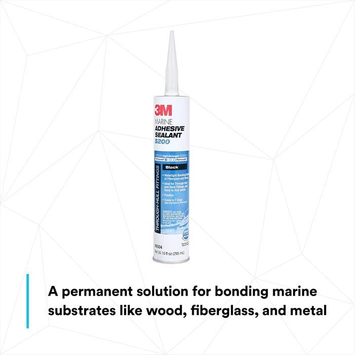 3M 5200 Marine Sealant Black 06504 295Ml