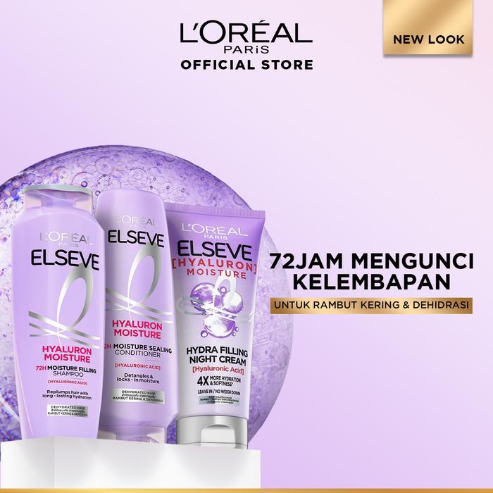 Loreal Paris Elseve Hyaluronic Shampoo Conditioner Nht Cream