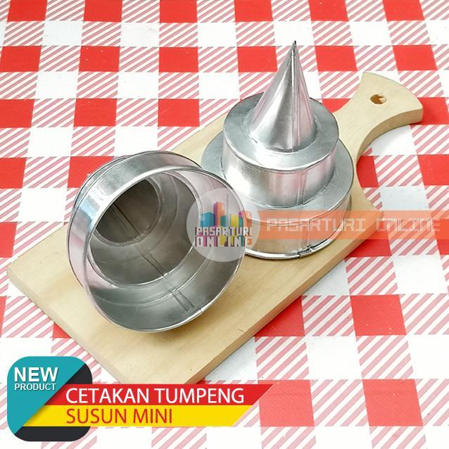 TUMPENG SUSUN MINI / Tumpeng Nasi Aluminium / Cetakan Nasi Tumpeng