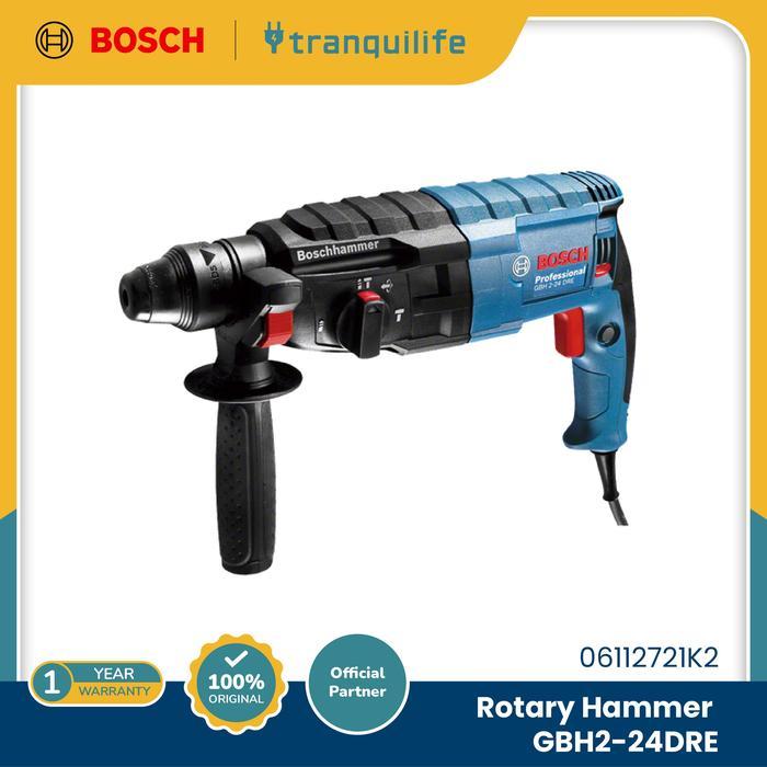 Bosch Mesin Bor Beton Listrik GBH 2 24 DRE Rotary Hammer SDS Plus