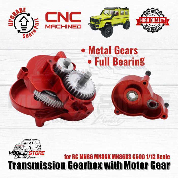 Upgrade Part - Metal CNC Transmission Gearbox for RC MN86 MN86K MN86KS