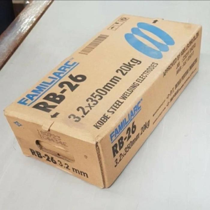 Kawat Las Kobe Rb 26 3.2Mm / Kawat Las Besi 3.2 Mm Kobe Steel / Kobelco Kawat Las Rb-26 3.2Mm