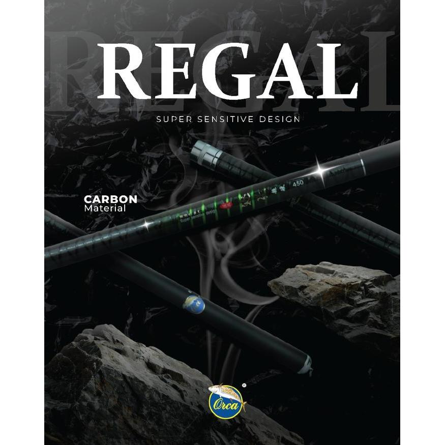 Joran Tegek Orca Regal 360 450 540 Bahan Carbon
