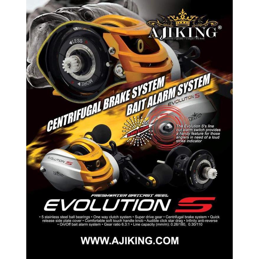 Reel BC AJIKING "EVOLUTION S" (LEFT HANDLE)