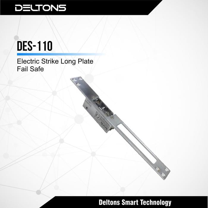 Electric Strike Elektrik Door Strike Lock Long Plate #Gratisongkir