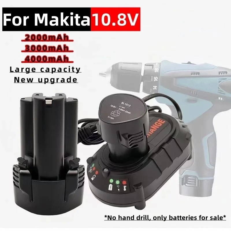 Roza cinnie-BL1013 4000mAh 10.8V/12V Li-ion Rechargeable Battery for Makita BL1013 BL 1013 BL 1014